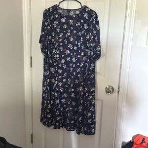 Floral print dress